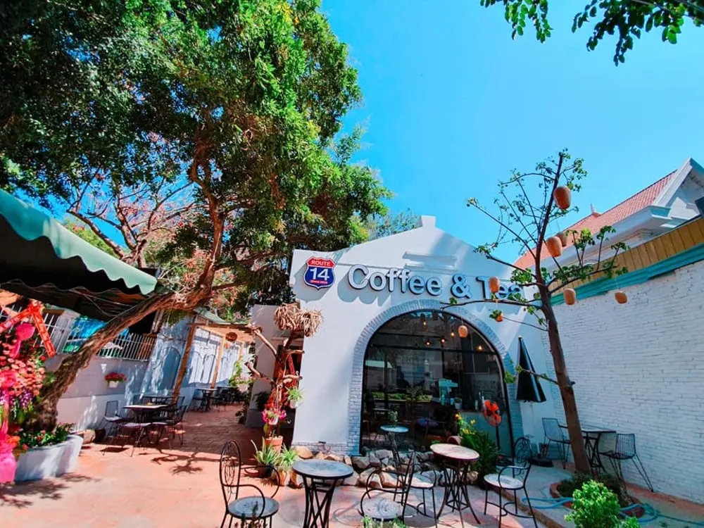 Route 14 Vũng T&agrave;u qu&aacute;n c&agrave; ph&ecirc; phong c&aacute;ch H&agrave;n Quốc đẹp chill 14