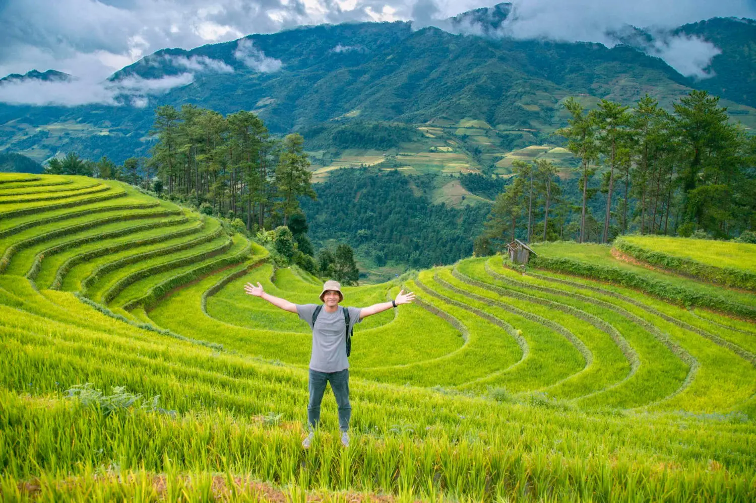 Lang thang M&ugrave; Cang Chải chi&ecirc;m ngưỡng bức tranh l&agrave;ng qu&ecirc; v&ugrave;ng cao đẹp đắm say 2