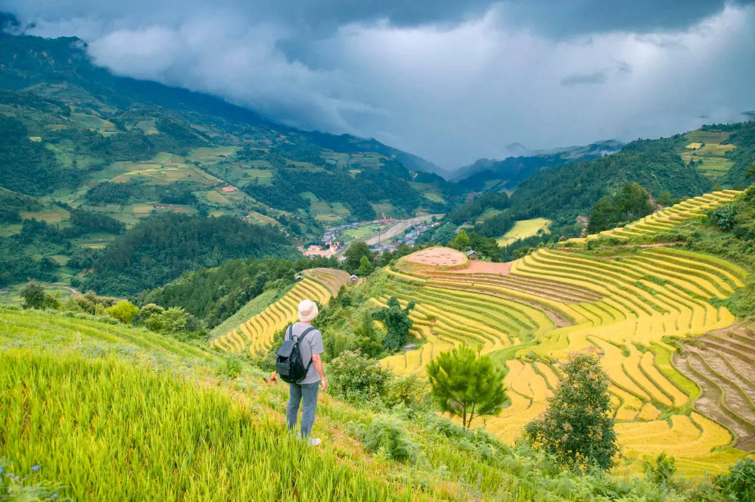Lang thang M&ugrave; Cang Chải chi&ecirc;m ngưỡng bức tranh l&agrave;ng qu&ecirc; v&ugrave;ng cao đẹp đắm say 5