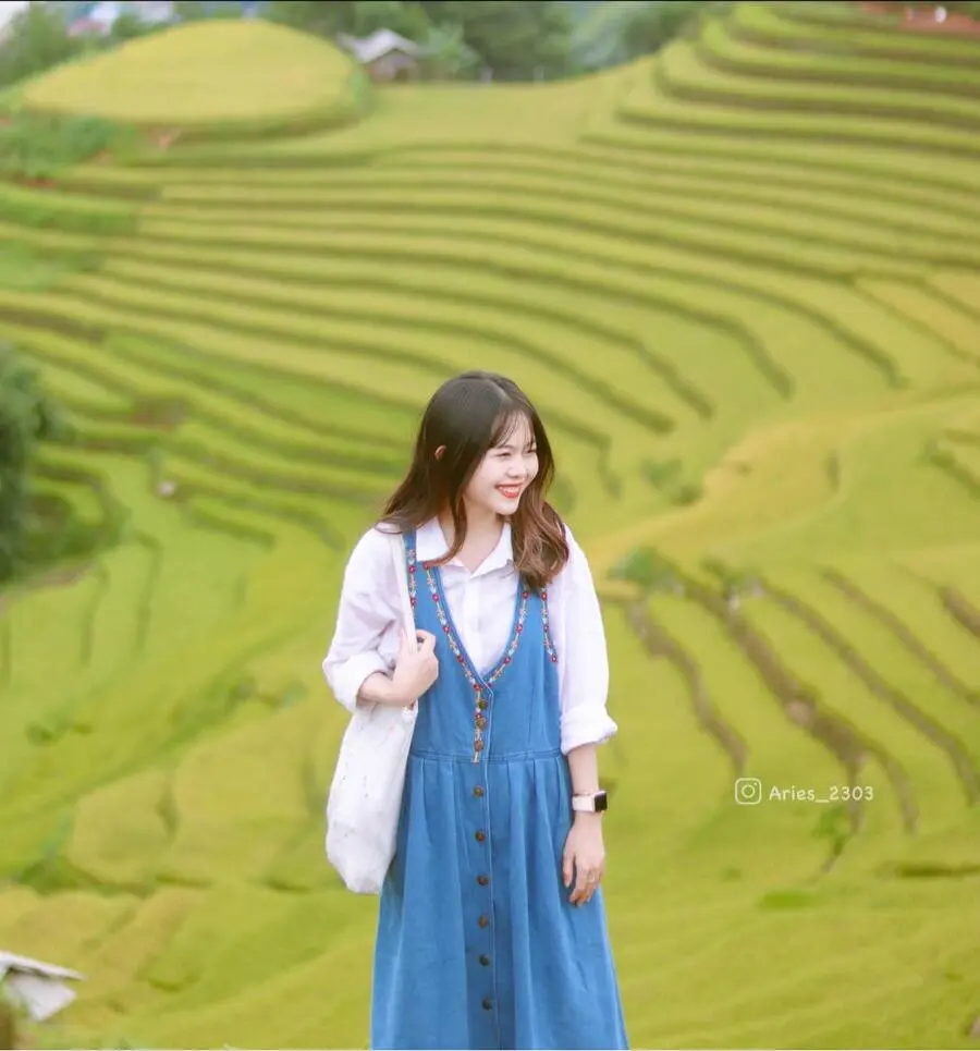 Review M&ugrave; Cang Chải c&ugrave;ng h&agrave;nh tr&igrave;nh kh&aacute;m ph&aacute; m&ugrave;a v&agrave;ng của bạn Hiền Mai 3