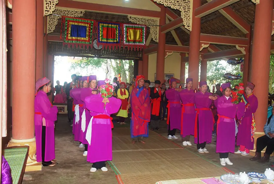 Lễ hội đ&igrave;nh l&agrave;ng Dọc - Ng&agrave;y hội đậm đ&agrave; m&agrave;u sắc của người T&agrave;y cổ 3